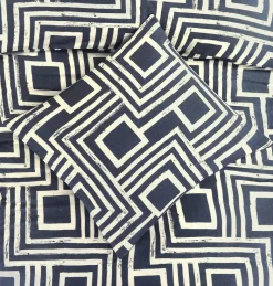 Baumwoll Bettwäsche Satin blau Baumwolle B/L: ca. 135x200 cm