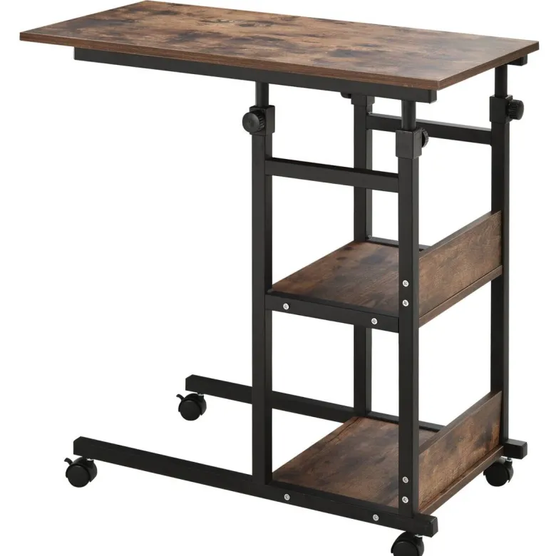 Beistelltisch braun dunkel Nachbildung B/H/T: ca. 80x72x40 cm