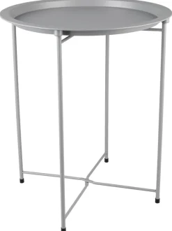 Beistelltisch Caro grau H/D: ca. 51x43 cm