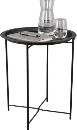 Beistelltisch Caro schwarz H/D: ca. 51x43 cm