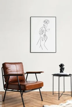 Beistelltisch Caro schwarz H/D: ca. 51x43 cm