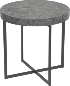 Beistelltisch Celina Beton Optik schwarz B/H/T: ca. 50x50x50 cm