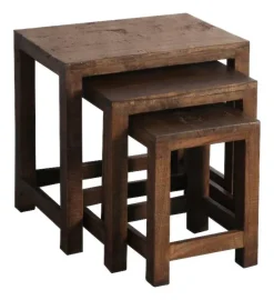 Beistelltisch Genua Akazie dunkel B/H/T: ca. 50x47x35 cm