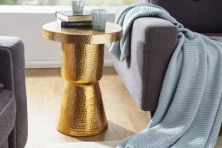 Beistelltisch gold Aluminium B/H/T: ca. 43x59x43 cm