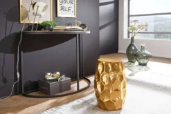 Beistelltisch gold Aluminium B/H/T: ca. 30x47x30 cm