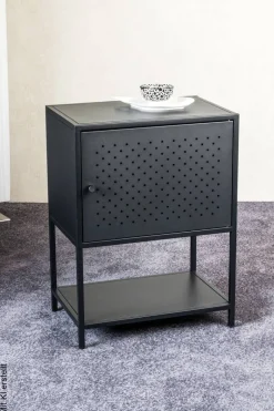 Beistelltisch schwarz B/H/T: ca. 45x61x32 cm