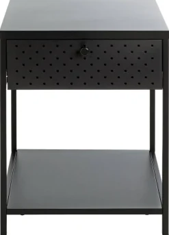 Beistelltisch schwarz B/H/T: ca. 40x53x40 cm
