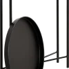 Beistelltisch schwarz H/D: ca. 50x39 cm