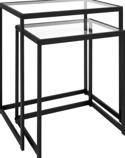 Beistelltisch Trosa schwarz B/H/T: ca. 55x60x40 cm