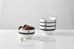 BENETTON Mehrzweckschalenset Black & white weiß Porzellan