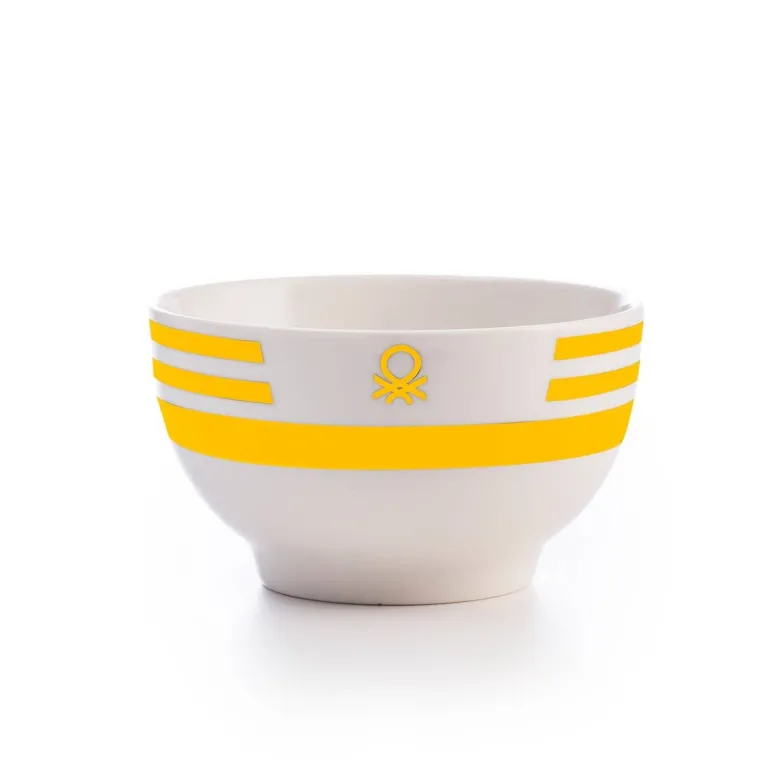 BENETTON Mehrzweckschalenset Rainbow gelb Keramik H/D: ca. 6x14 cm