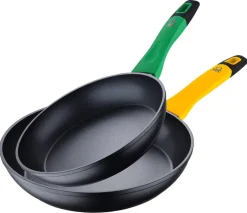BENETTON Pfannenset Rainbow grün Aluminium 2 tlg.
