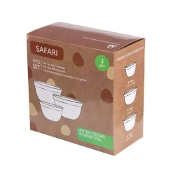 BENETTON Schalenset SAFARI rot Edelstahl
