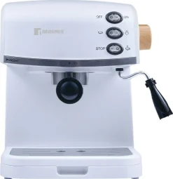 BERGNER Espressomaschine weiß Aluminium B/H/L: ca. 29,5x31x33,5 cm