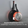 BERGNER Pfannenset CLASSIQUE rot Stahl 2 tlg.
