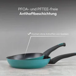 BERGNER Pfannenset Classique grün Aluminium 2 tlg.