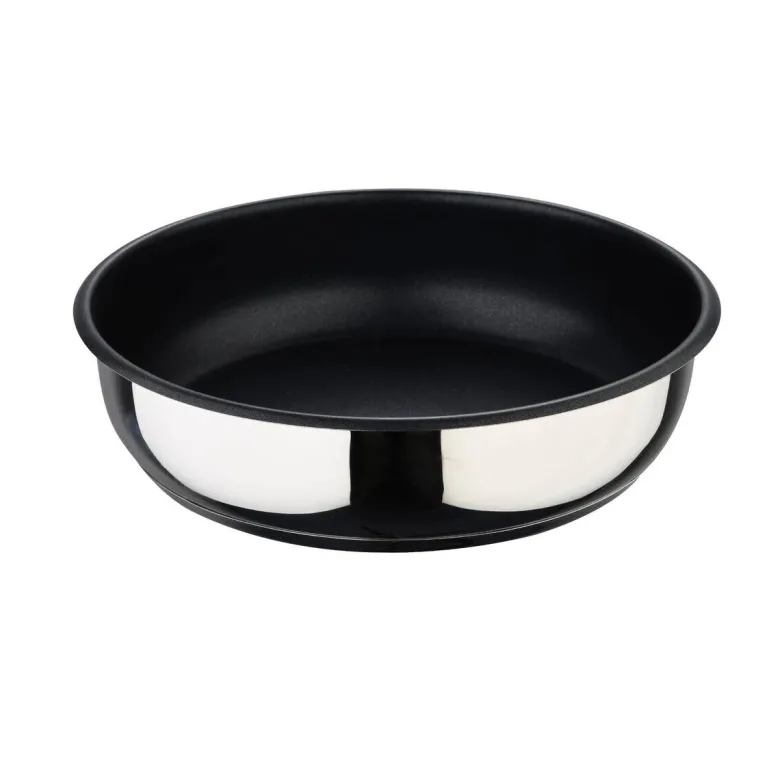 BERGNER Pfannenset Click&Cook schwarz Edelstahl 4 tlg.