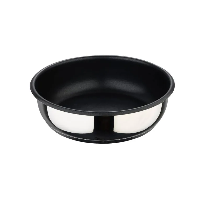 BERGNER Pfannenset Click&Cook schwarz Edelstahl 4 tlg.