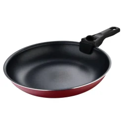 BERGNER Pfannenset Click u. cook rot Aluminium 3 tlg.