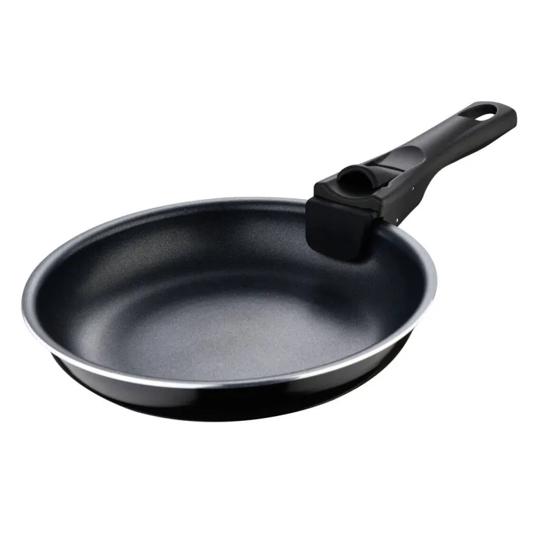 BERGNER Pfannenset Click u. cook schwarz Aluminium