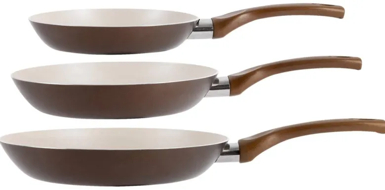 BERGNER Pfannen-Set ISLAND SOUL weiß Aluminium 3 tlg.