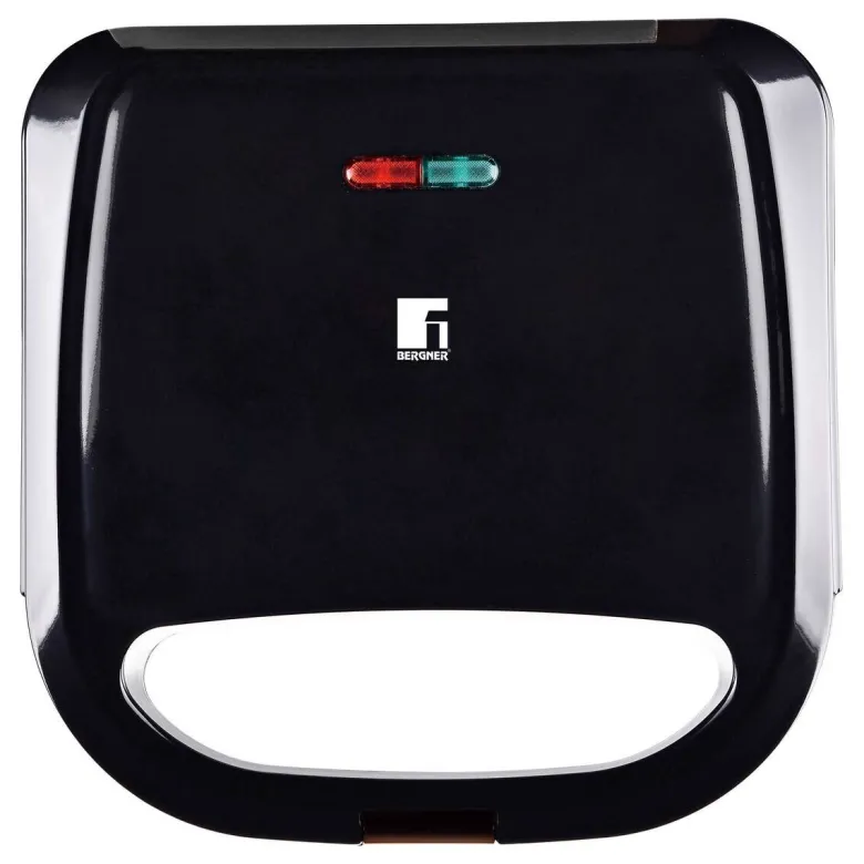 BERGNER Sandwichtoaster BG-53005-CP schwarz Kupfer Aluminium Kunststoff B/H/L: ca. 22x9x22 cm