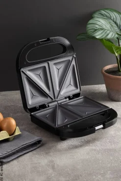 BERGNER Sandwichtoaster BG-53005-CP schwarz Kupfer Aluminium Kunststoff B/H/L: ca. 22x9x22 cm