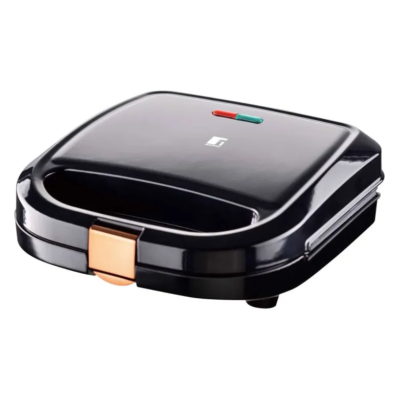 BERGNER Sandwichtoaster BG-53005-CP schwarz Kupfer Aluminium Kunststoff B/H/L: ca. 22x9x22 cm