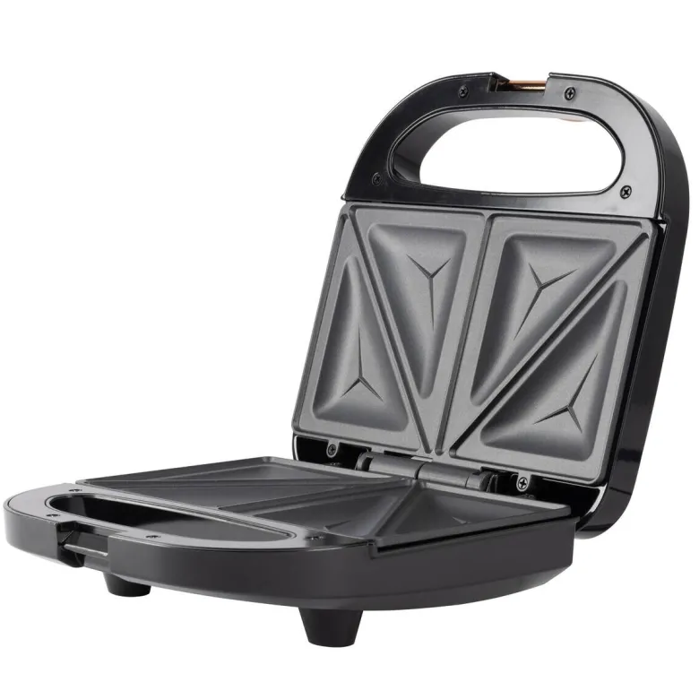 BERGNER Sandwichtoaster BG-53005-CP schwarz Kupfer Aluminium Kunststoff B/H/L: ca. 22x9x22 cm