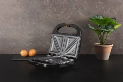 BERGNER Sandwichtoaster BG-53005-CP schwarz Kupfer Aluminium Kunststoff B/H/L: ca. 22x9x22 cm