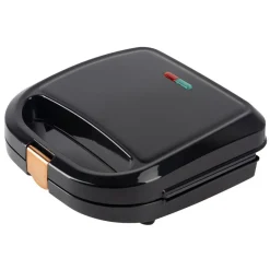 BERGNER Sandwichtoaster BG-53005-CP schwarz Kupfer Aluminium Kunststoff B/H/L: ca. 22x9x22 cm