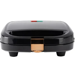 BERGNER Sandwichtoaster BG-53005-CP schwarz Kupfer Aluminium Kunststoff B/H/L: ca. 22x9x22 cm