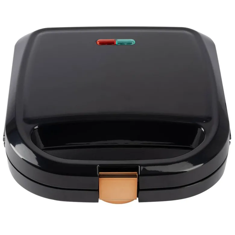 BERGNER Sandwichtoaster BG-53005-CP schwarz Kupfer Aluminium Kunststoff B/H/L: ca. 22x9x22 cm