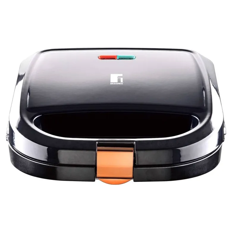 BERGNER Sandwichtoaster BG-53005-CP schwarz Kupfer Aluminium Kunststoff B/H/L: ca. 22x9x22 cm