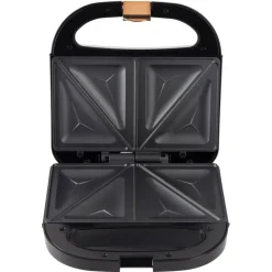 BERGNER Sandwichtoaster BG-53005-CP schwarz Kupfer Aluminium Kunststoff B/H/L: ca. 22x9x22 cm