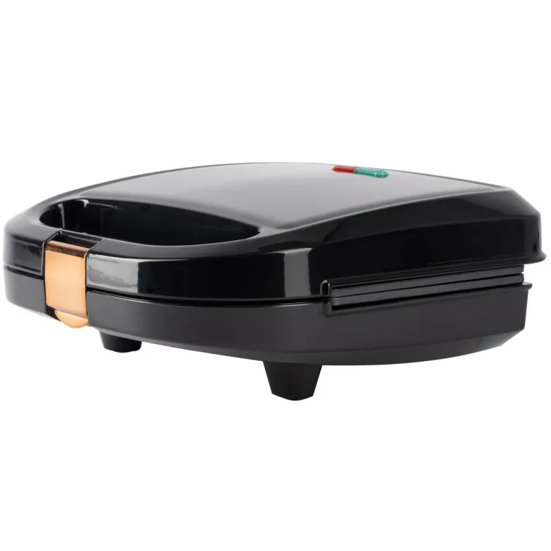 BERGNER Sandwichtoaster BG-53005-CP schwarz Kupfer Aluminium Kunststoff B/H/L: ca. 22x9x22 cm
