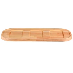 BERGNER Servierschale CHARCOAL schwarz Holz B/H/L: ca. 16x7,5x35 cm