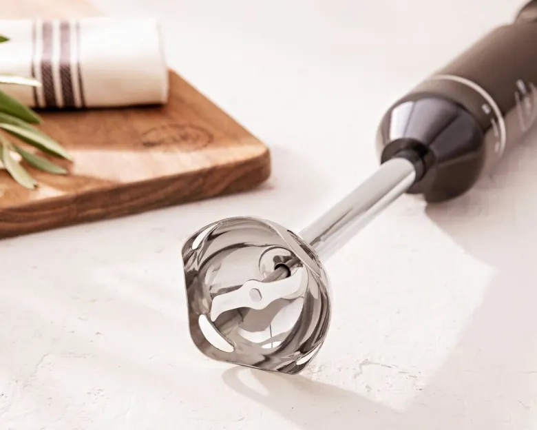 BERGNER Stabmixerset schwarz silber Edelstahl