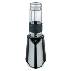 BERGNER Standmixer BG-51027-BK silber Kunststoff Silikon B/H/L: ca. 12x35x14 cm