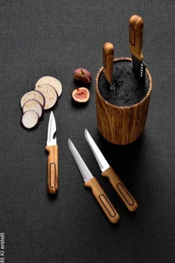 BERGNER Steakmesser-Set CHARCOAL silber Edelstahl B/H/L: ca. 17x2,8x25 cm