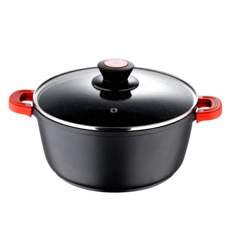 BERGNER Topfset Chroma schwarz Aluminium 2 tlg.