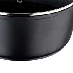 BERGNER Topfset Chroma schwarz Aluminium 2 tlg.