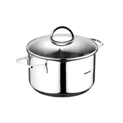 BERGNER Topfset Classic silber Edelstahl 6 tlg.