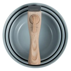 BERGNER Topfset CLICK & COOK silber Aluminium 4 tlg.