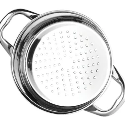 BERGNER Topfset Gourmet silber Edelstahl 3 tlg.