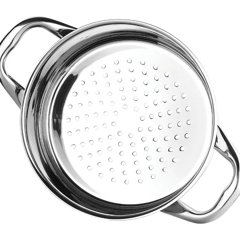 BERGNER Topfset Gourmet silber Edelstahl 3 tlg.