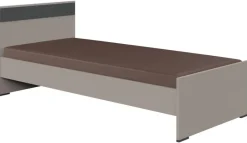 Bett Bahamas Sahara grau Liegefläche B/L: ca. 90x200 cm