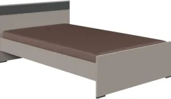 Bett Bahamas Sahara grau Liegefläche B/L: ca. 140x200 cm