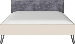 Bett Briona champagner B/H/T: ca. 196x97x209 cm Liegefläche B/L: ca. 180x200 cm