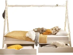 Bett Sora weiß Liegefläche B/L: ca. 90x200 cm